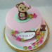 Baby - 2 Tier Monkey Cake (D,V)